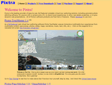 Tablet Screenshot of pixtra.com